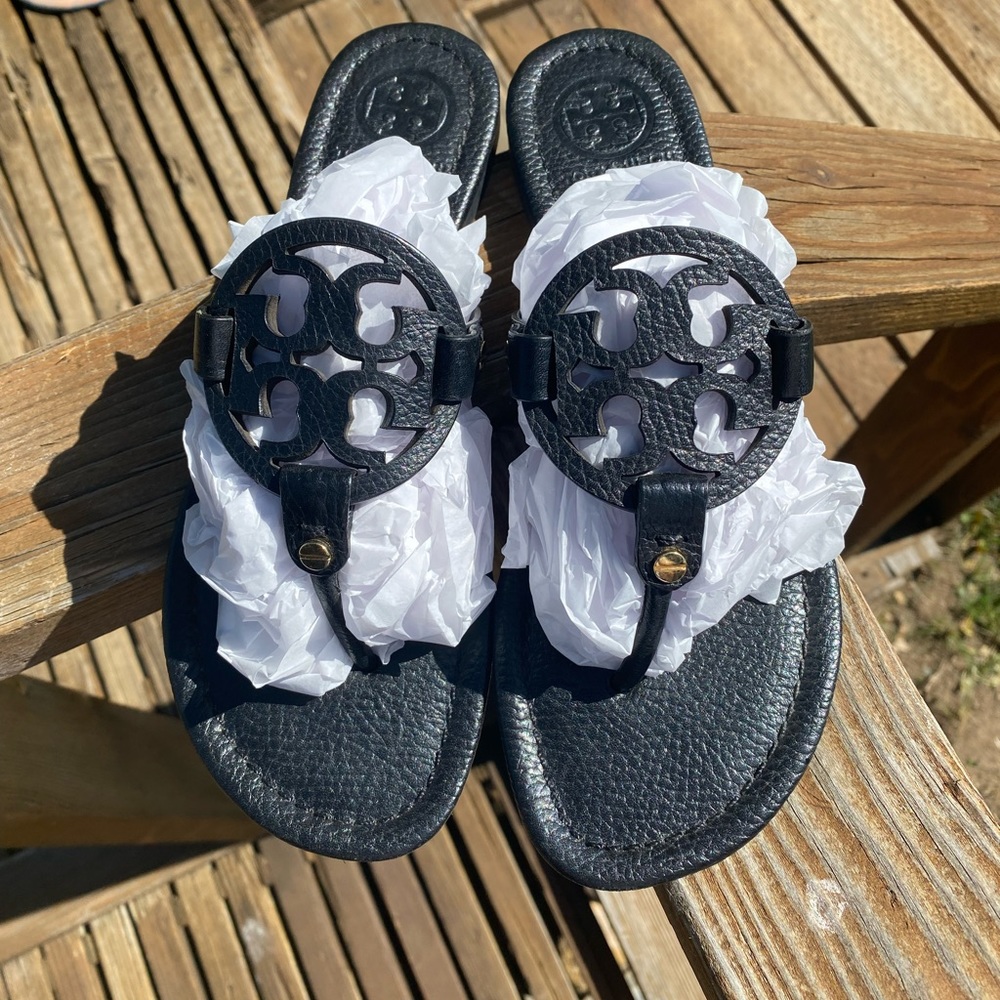Tory Burch Miller Sandals - Like NEW! - size 8.5